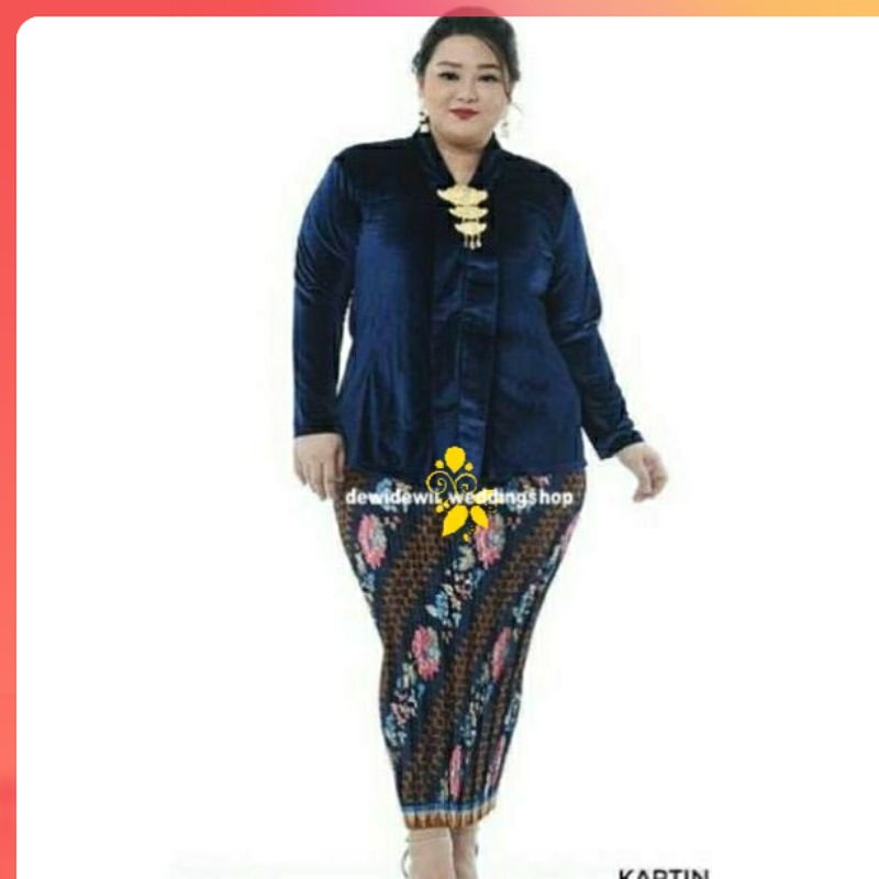 Kebaya JUMBO - Bludru Kutubaru/ Kartini Kebaya Bludru