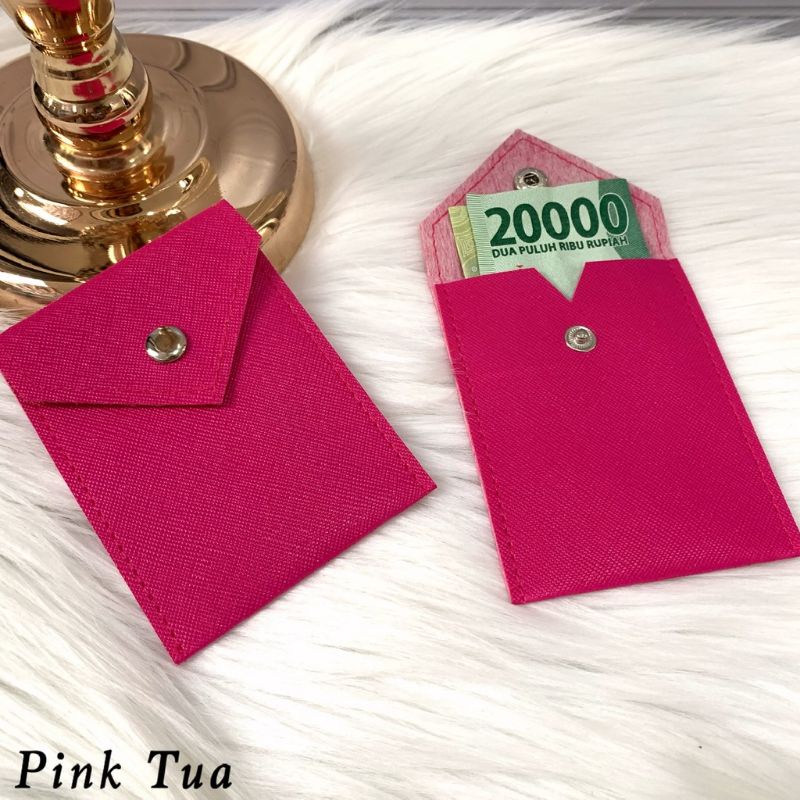 Dompet Tekar / Amplop Lebaran / Dompet Kartu Bentuk Amplop / Dompet Emas