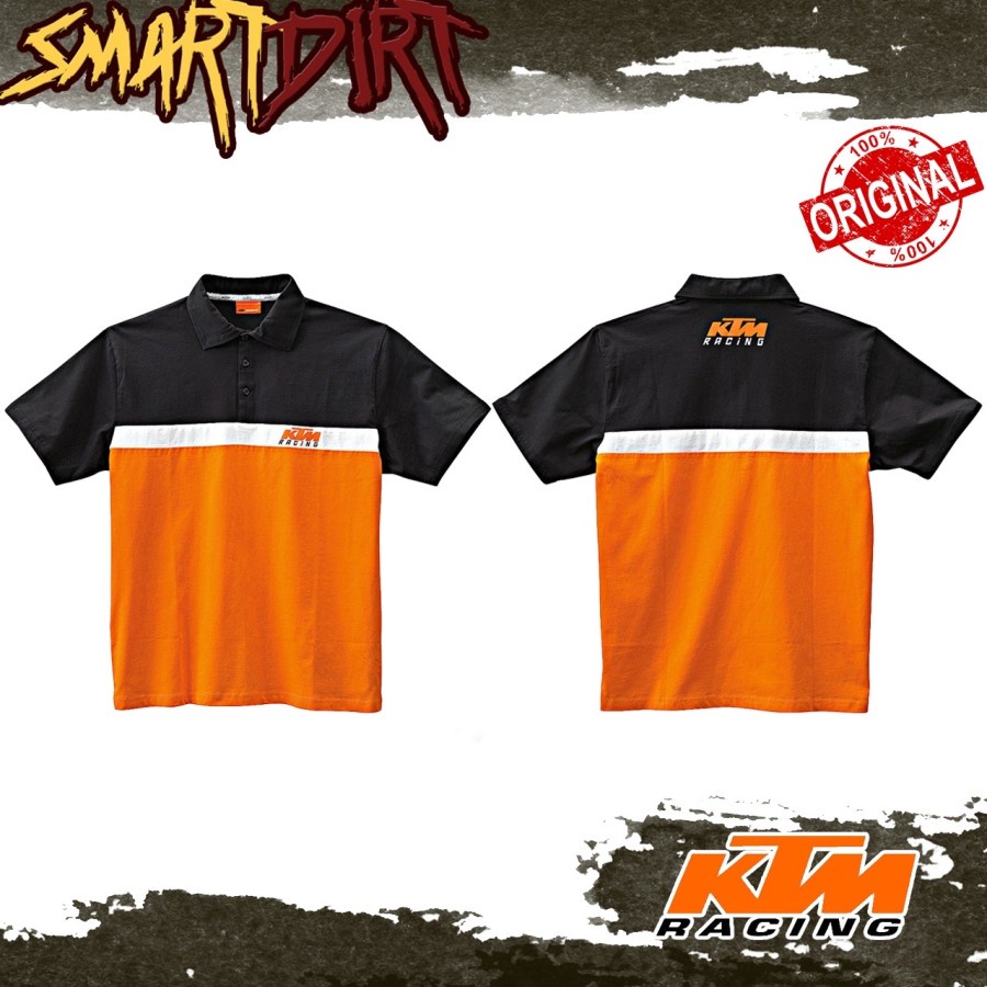 T-SHIRT KTM RACING TEAM POLO KAOS KTM RACING ORIGINAL