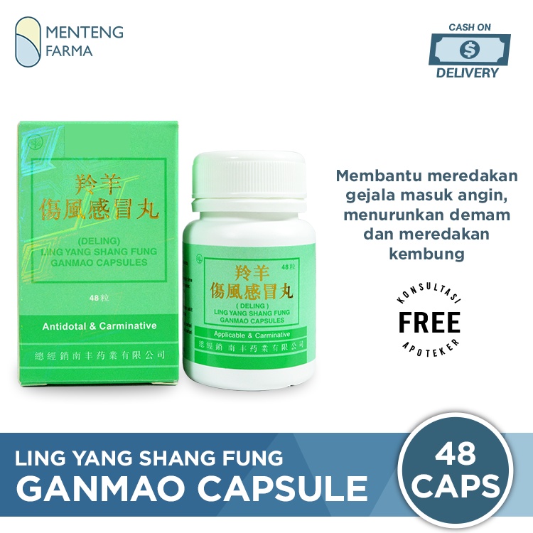 Ling Yang Shang Fung Ganmao Capsules (DELING CAPSULE) - 48 Capsule