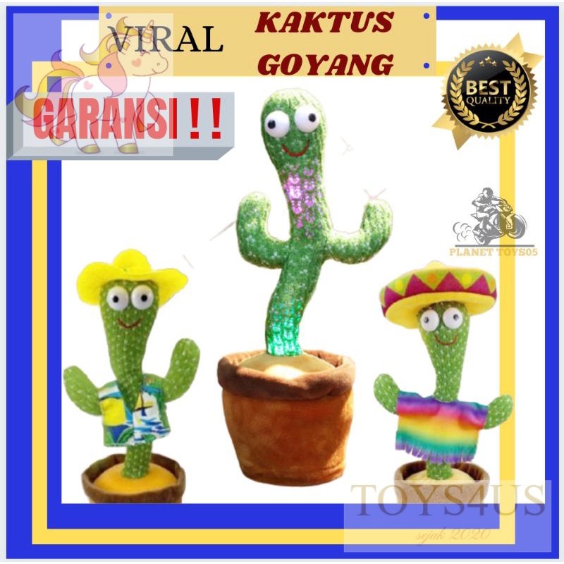 Toys4Us - VIRAL√ KATKUS GOYANG FLOWER KATKUS BICARA CACTUS DANCING DANCE BUNGA KAKTUS USB MUSIK MENA