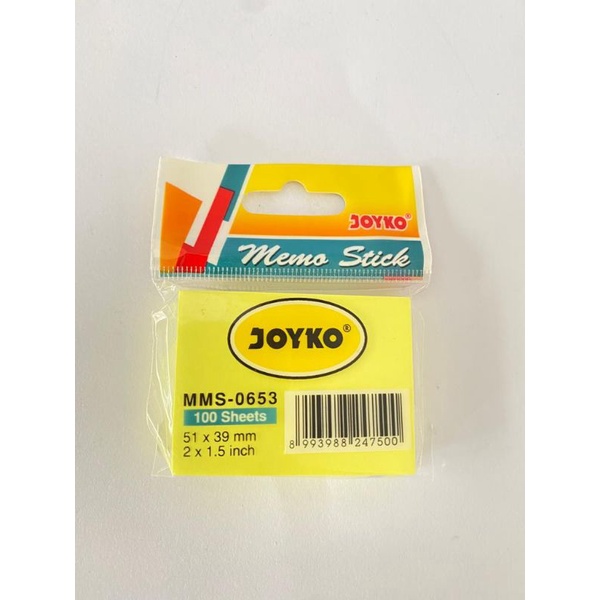 

Memo Stick Sticky Note Kertas Tempel JOYKO / MMS-0653