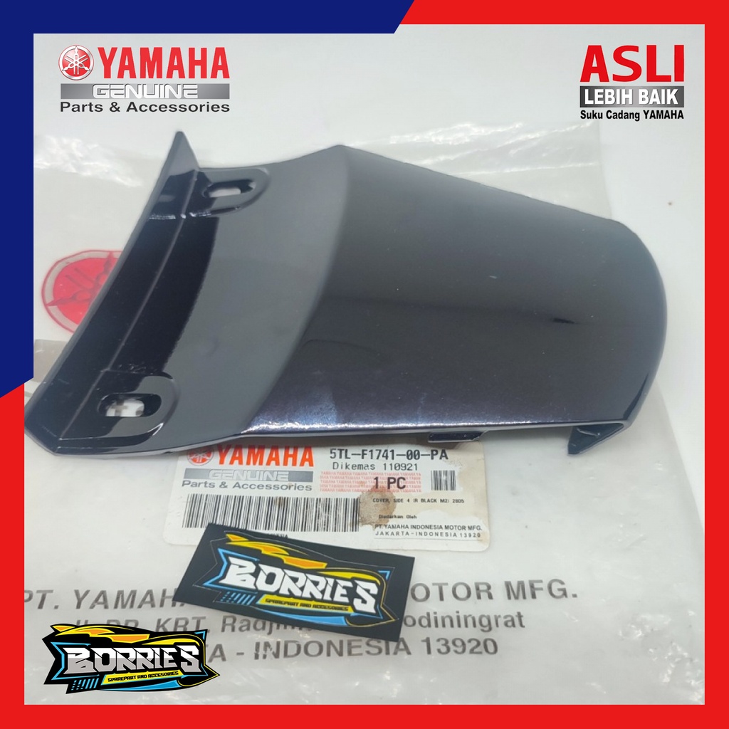 COVER TAIL PAD SAMBUNGAN BODY BELAKANG MIO Hitam Violet 5TL-F1741-00-PA