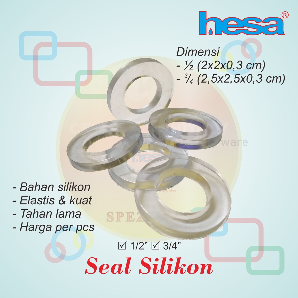 karet seal/seal silikon/silicon untuk kran, shower, selang fleksibel