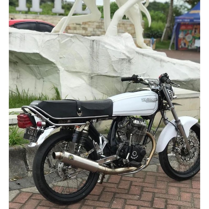 KNALPOT PEKAJAMAN PNP CB GL MP TIGER TIPE BULAT PANJANG NGEBASS HULEM