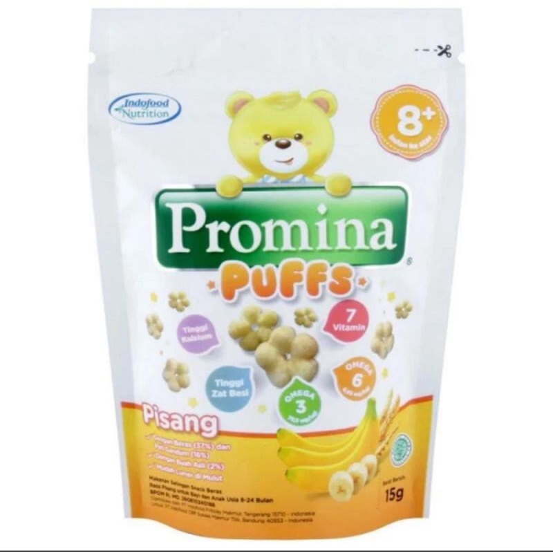 Promina Puff Baby 8+ Snack Bayi Anak Bergizi 8 bulan Cemilan Bayi Puff