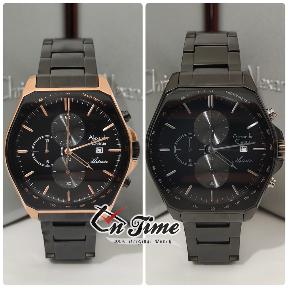 Alexandre Christie Pria AC 6648 MC Jam Tangan Asteria Stainless Original