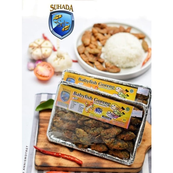 

Babyfish Crispy / Ikan Crispy Nila Tepung Original Lezat Bergizi