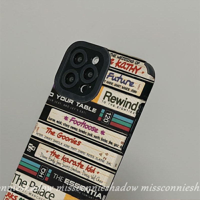Soft Case TPU Motif Label Bahasa Inggris Untuk iPhone 11 XR 7Plus 8Plus 12 13 14 Pro Max X XS Max 11Pro Max