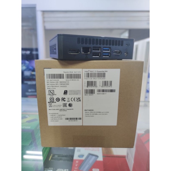 Intel NUC 11ATKC4 + NVME 512GB + DDR4 4GB