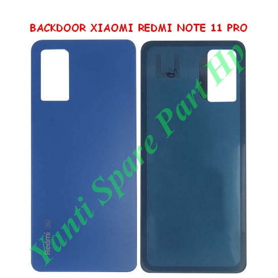 Backdoor Tutup Belakang Xiaomi Redmi Note 11 Pro 5G Original New