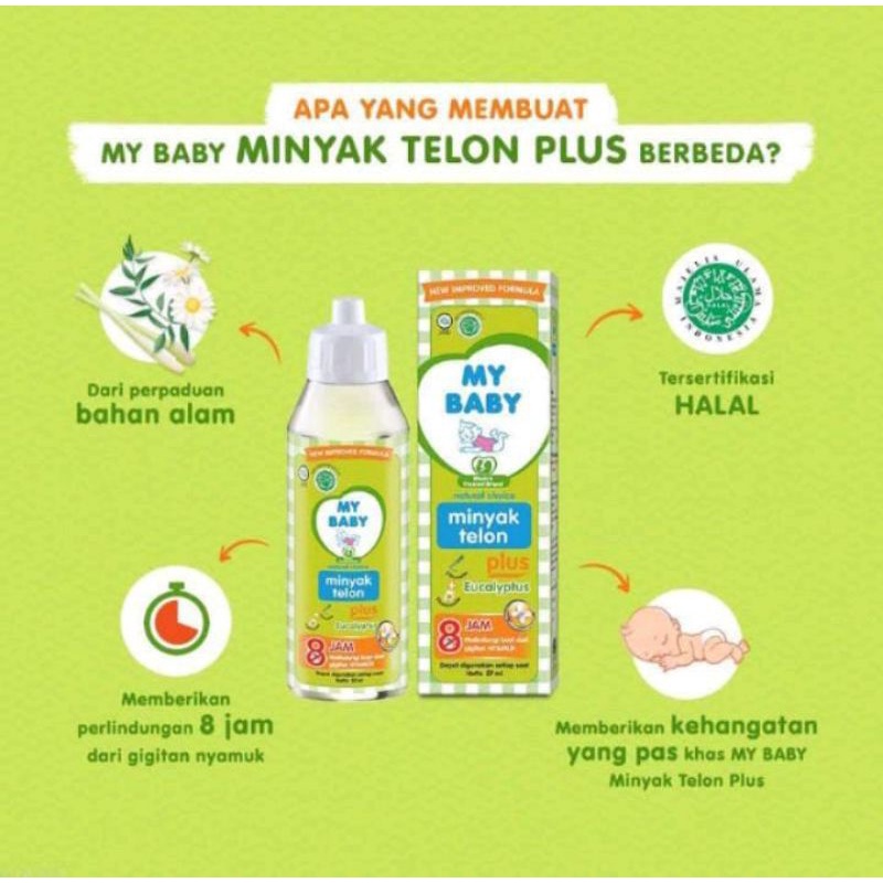 My Baby Minyak Telon Plus Eucalyptus &amp; Lavender