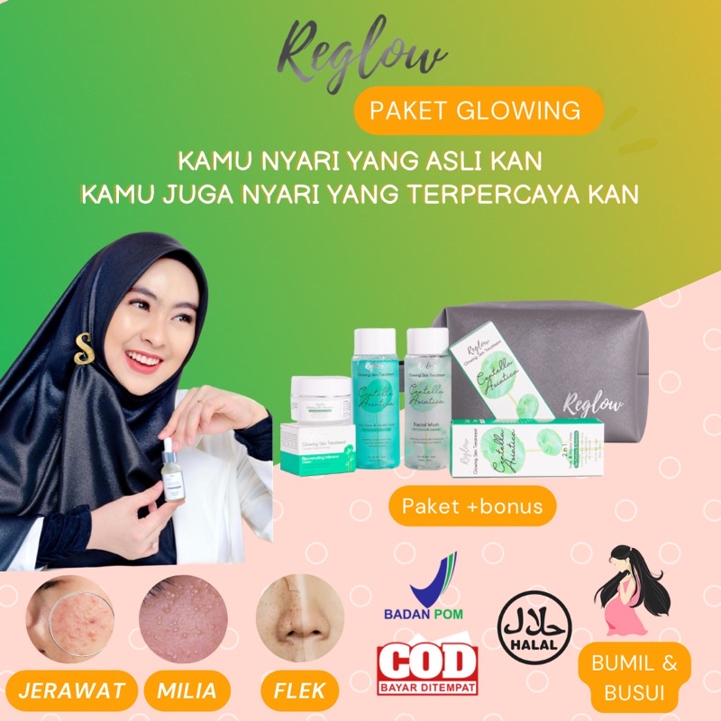 Jual Reglow Paket Glowing Reglow Skincare Original Skin Treatment