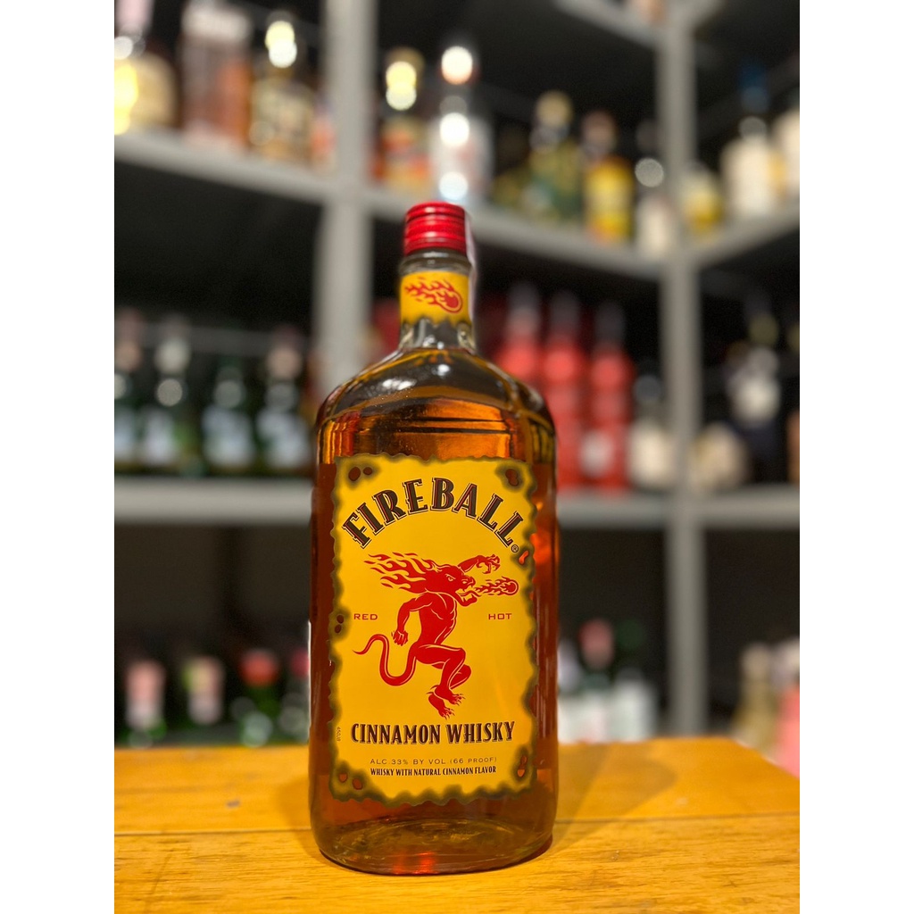 FIREBALL CINNAMON WHISKY ALC 33 % WHISKY WITH NATURAL CINNAMON FLAVOR