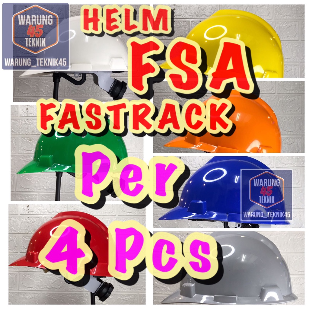 Helm kerja proyek safety FSA inner fastrack/4PCS