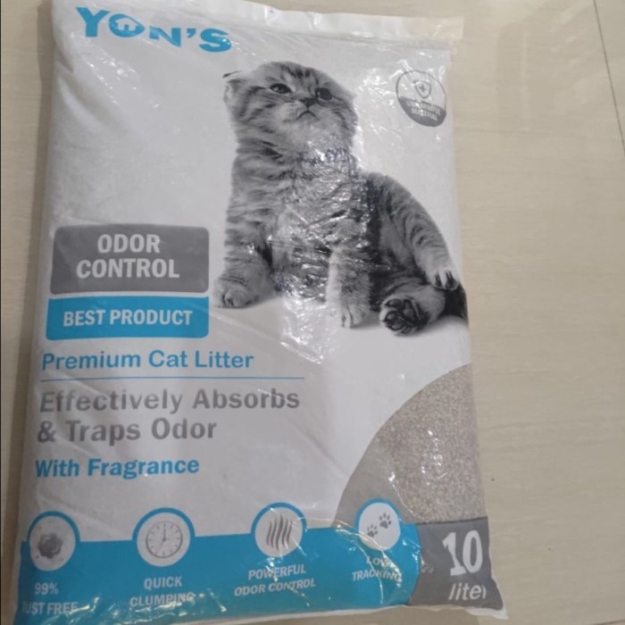 Yons Pasir Kucing Cat Litter Gumpal Wangi Bubblegum 10 liter