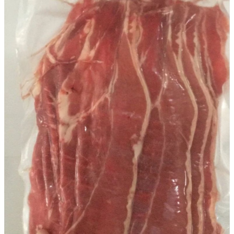 

AUS Slice beef brisket less fat 500gr