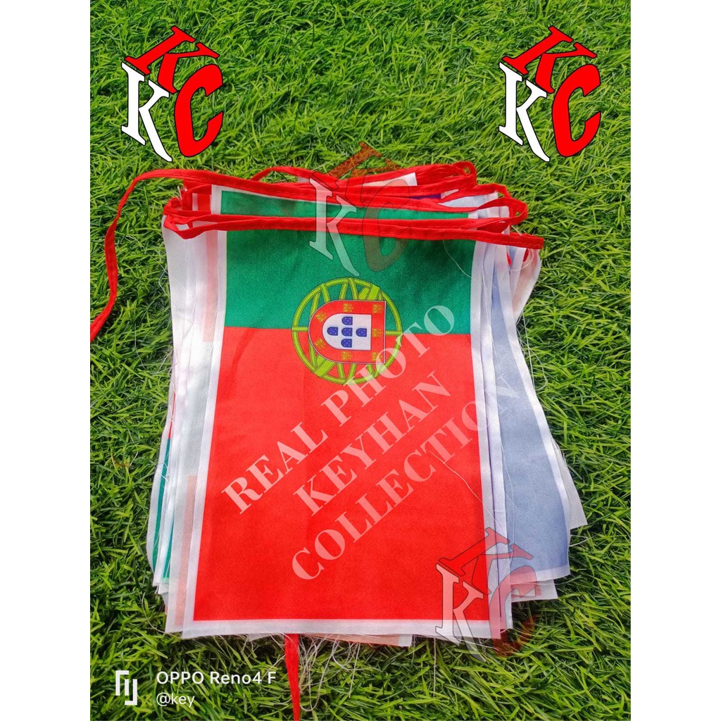 BENDERA PIALA DUNIA BENDERA RENCENG  NEGARA PIALA DUNIA RENCENG KOTAK