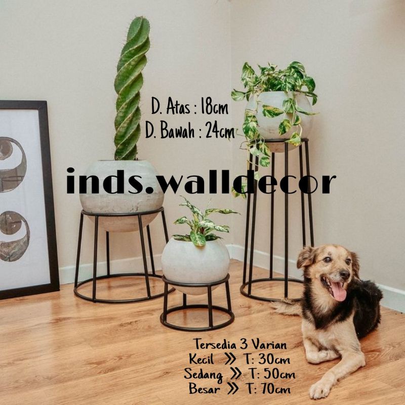 ○ - STANDING RAK POT BUNGA BESI MURAH - POT BUNGA BESI - STANDING BUNGA BESI