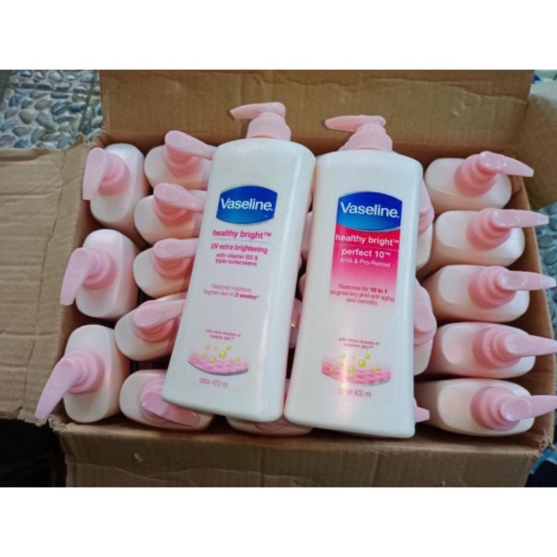 Vaseline lotion healthy bright 200ml &amp; 400ml