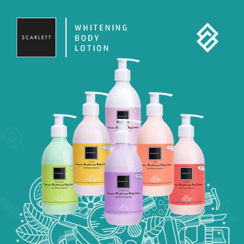 Jual Scarlett Whitening Body Lotion 300 ml By Felicya Angelista