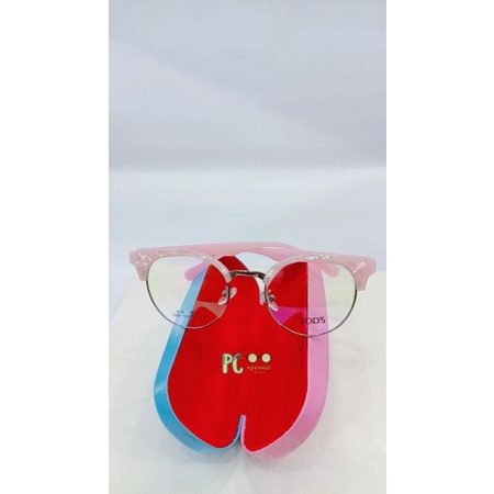 kacamata TODS plastik+stainless cewek blueray kekinian kacamata TODS plastik+stainless cewek photoch