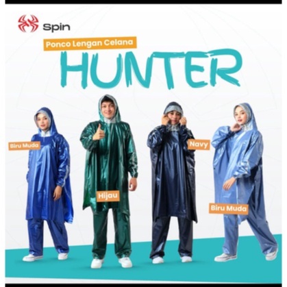 JAS HUJAN JAKET CELANA HUNTER XXXL UKURAN JUMBO