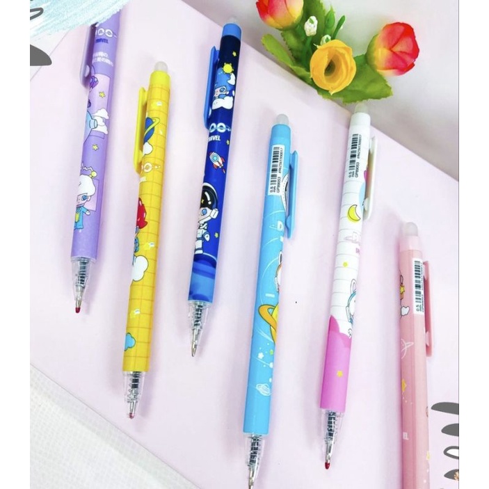 

Erasable Pen Bolpoint Motif Lucu / Pulpen Hapus Cetek Motif lucu