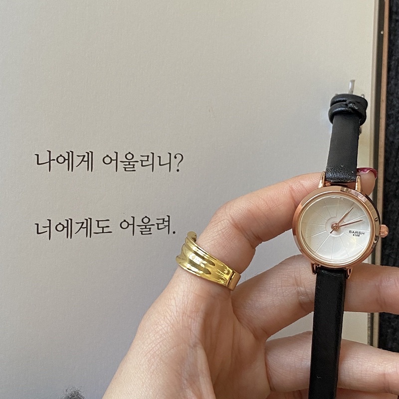 Jam Tangan Barsh Analog Ulzzang Korea Jam tangan Wanita Vintage