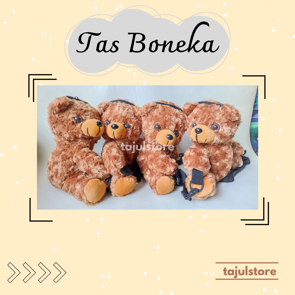 Tas Boneka | Tas Selempang Boneka | Tas Bulu