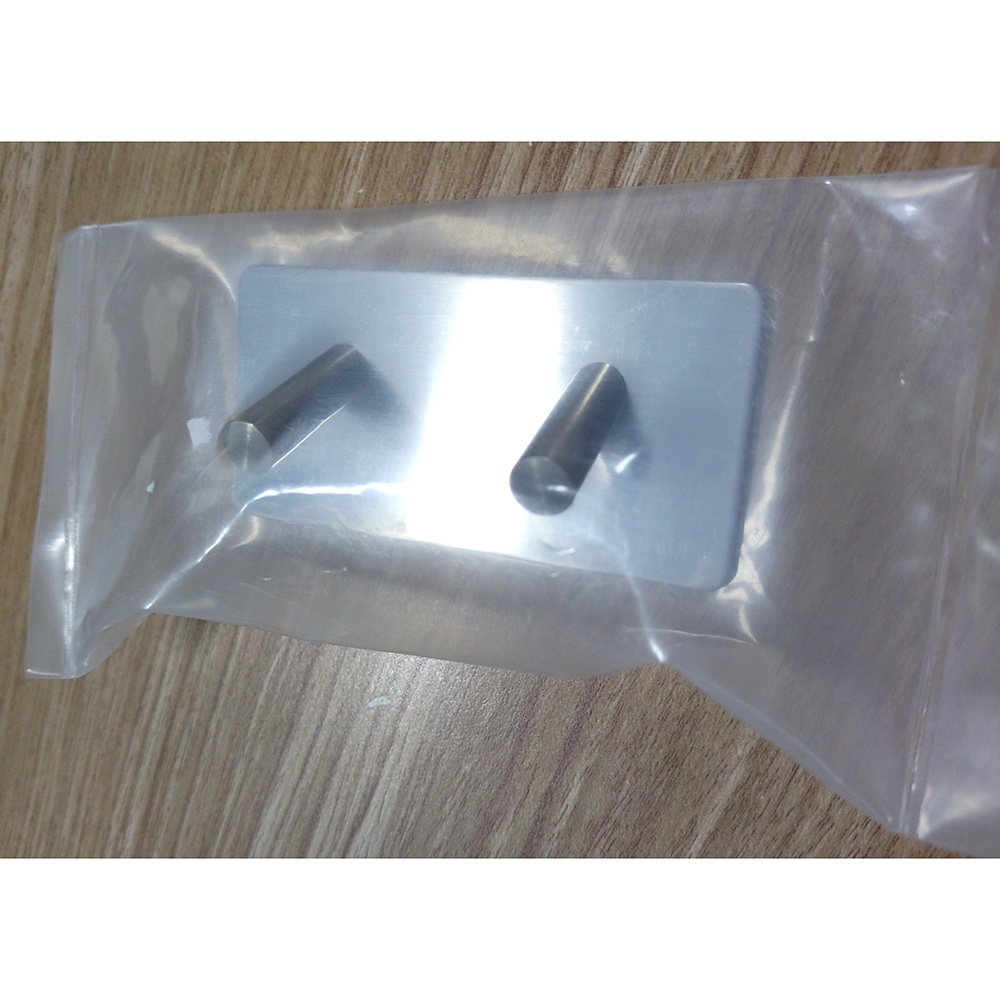 Gantungan Dinding Kapstok Hook Hanger Stainless Steel 2 Hanger - MT30 - Silver