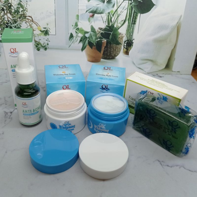 Paket QL Skincare 4in1 dengan Sabun batang BPOM