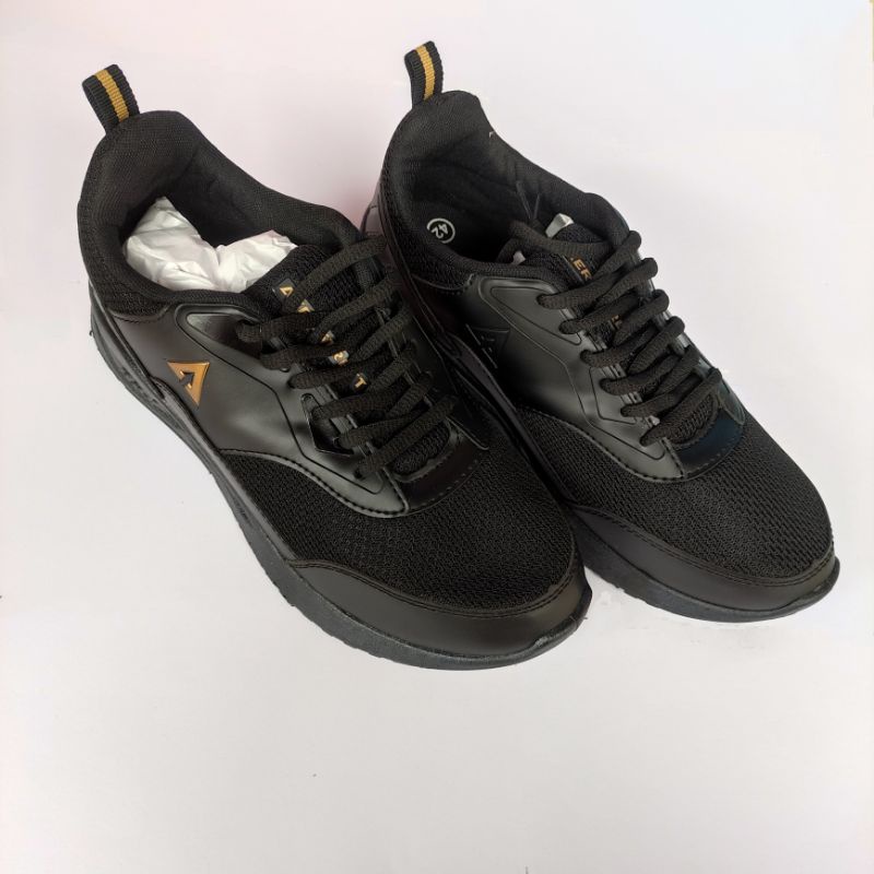 Sepatu Aerostreet Tiger Hitam Emas Size 42