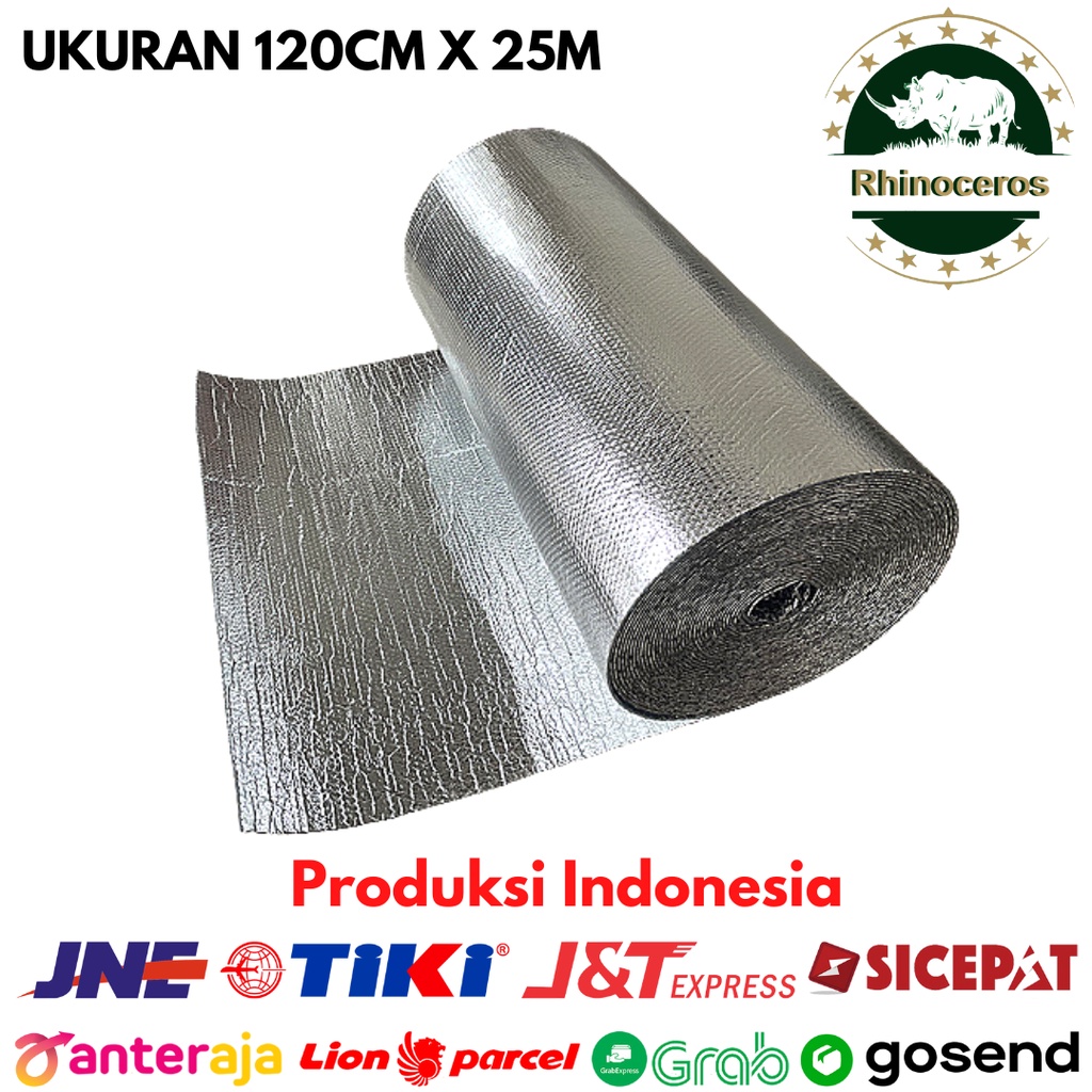 Bubble Aluminium Foil Peredam Panas Insulasi Atap Double Side