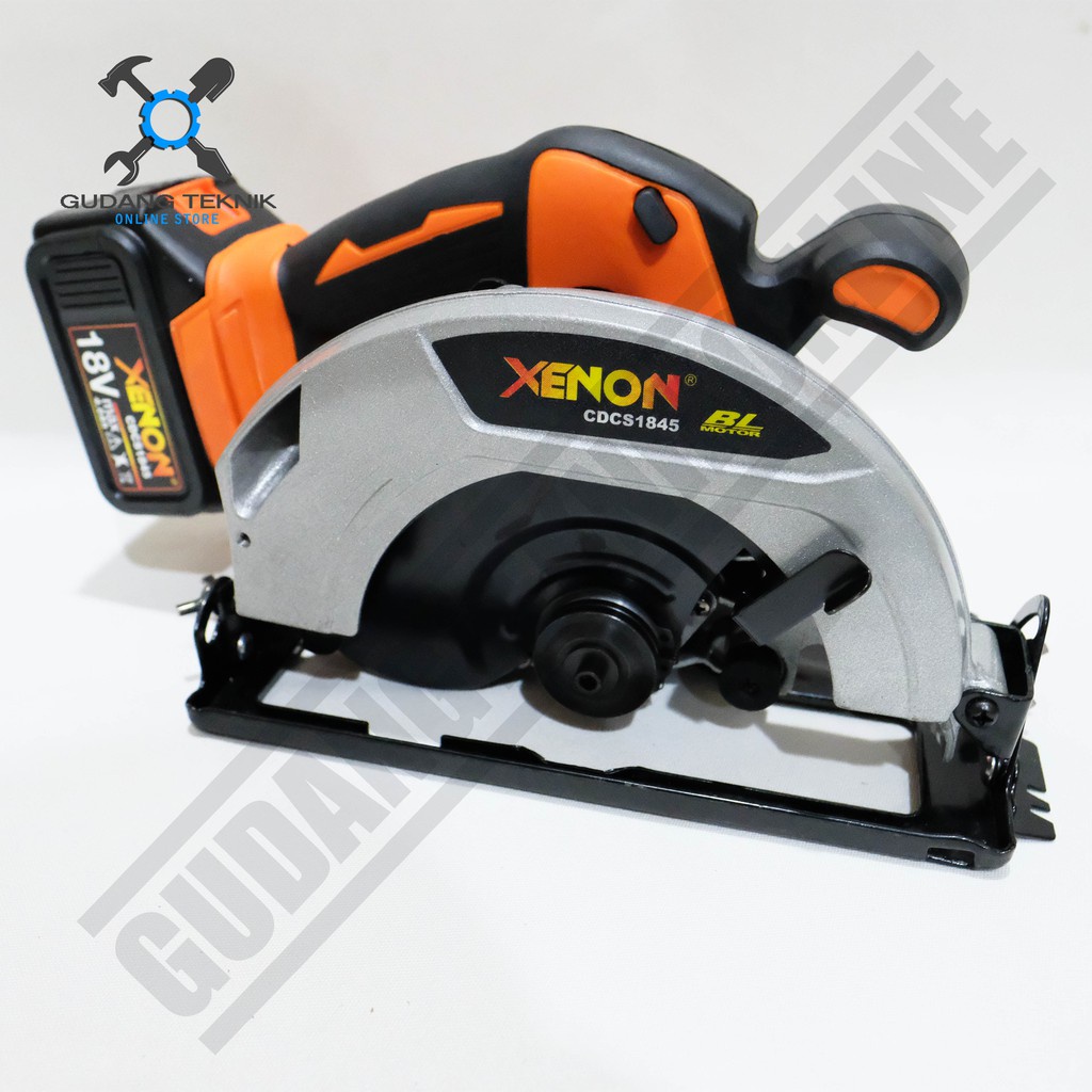 Mesin Gergaji Kayu BATERAI 7&quot; CDCS1845 XENON / Circular Saw 7Inch CORDLESS Charger CDCS 1845 XENON