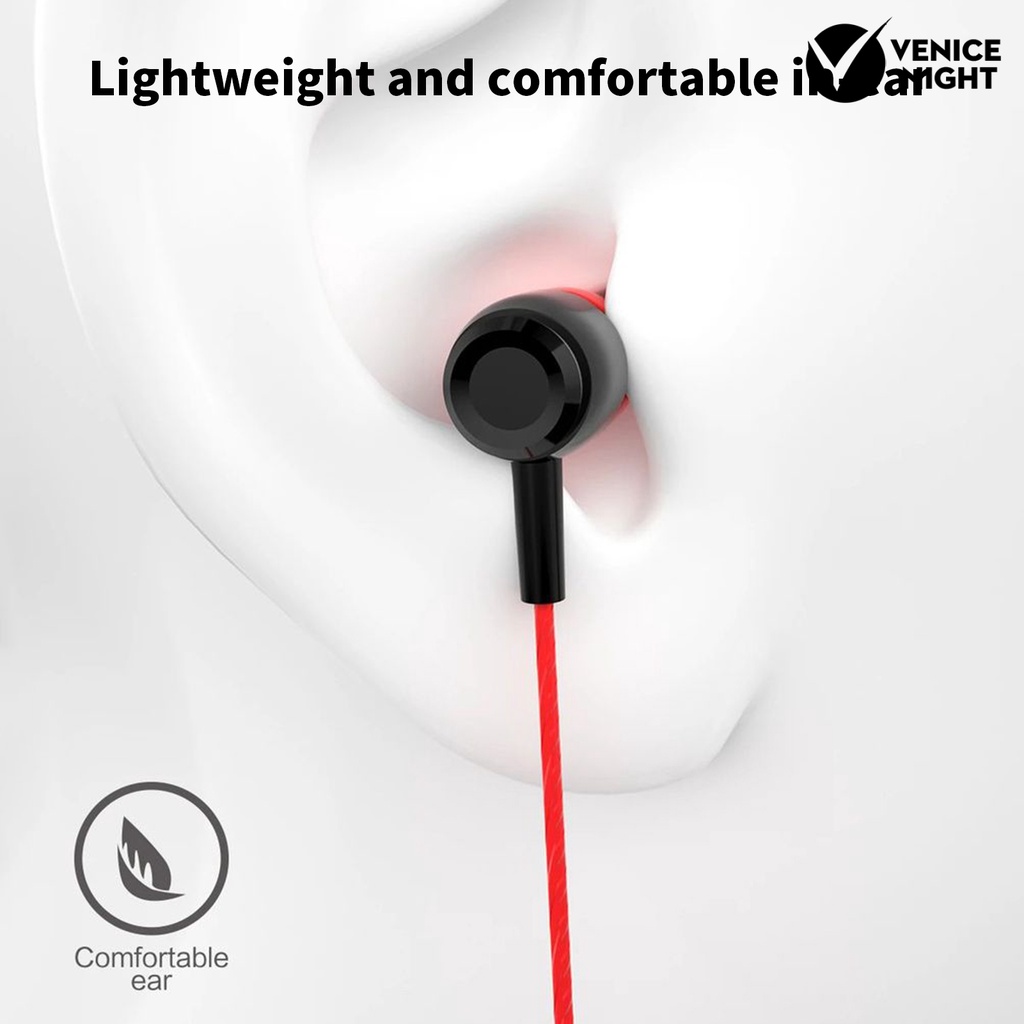 (VNEP) (Berkabel) X10A Earphone High Fidelity HD-kompatibel Panggilan Universal 3.5mm In-Ear Ponsel Earbud dengan MIC untuk Android