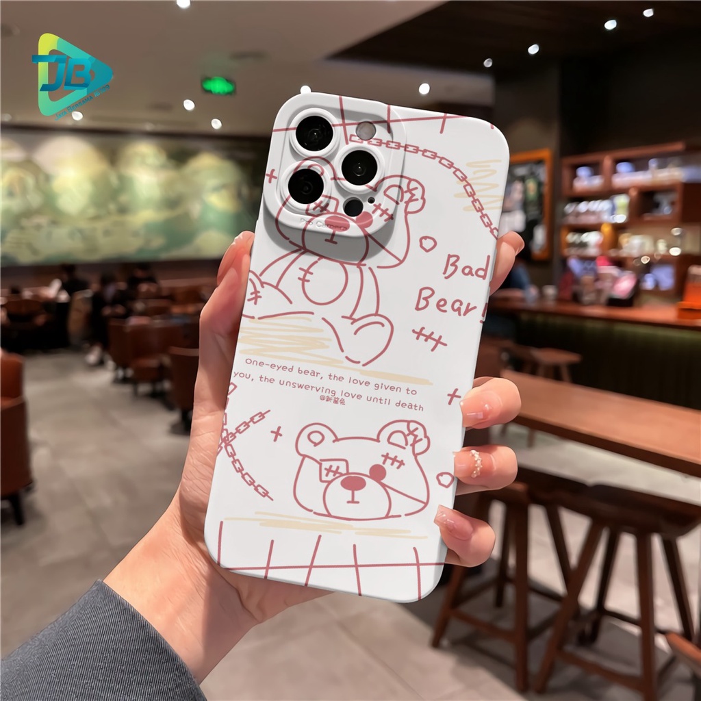 CUSTOM CASE SOFTCASE SILIKON PROCAMERA BAD BEAR CUSTOM OPPO REALME VIVO XIAOMI SAMSUNG INFINIX IPHONE FOR ALL TYPE JB6187