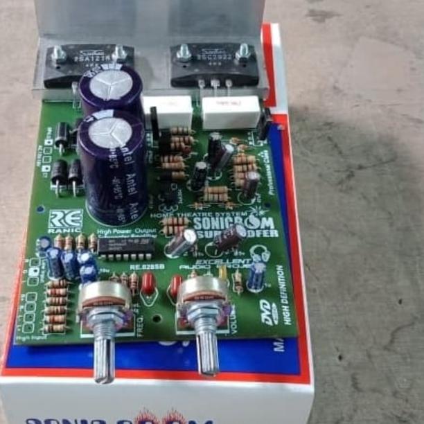 kit power amplifier aktif subwoofer subwofer ranic sonic boom