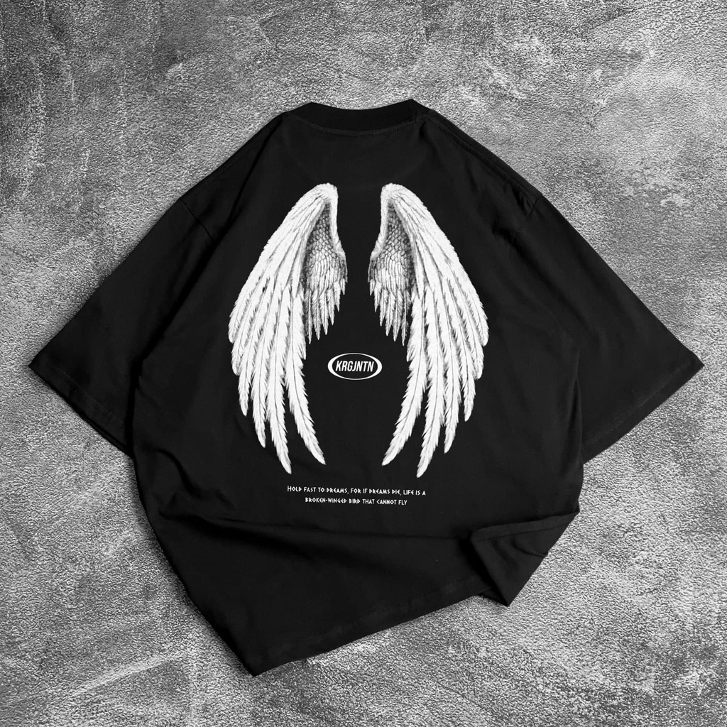 [Oversize] BAJU KAOS OVERSIZE / OVERSIZE T-SHIRT "sayap"