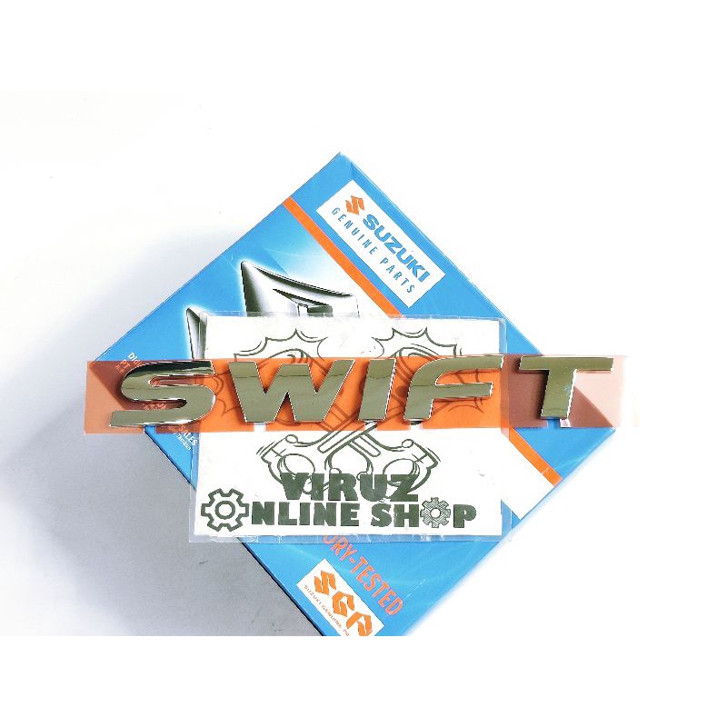 EMBLEM TULISAN SWIFT / EMBLEM BELAKANG SUZUKI SWIFT LAMA GL ST GT