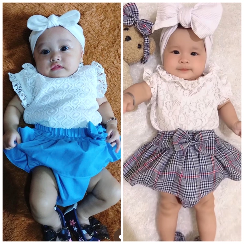 JUMPER Baju Setelan Dress Rok Bunga Bandana Sepatu Pergi Lucu Fashion Anak Bayi Perempuan Cewek Terlaris Murah CASSANDRA /AIKO / BRIELLE SIENA