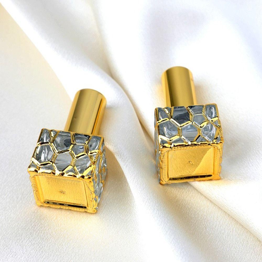 [Elegan] Botol Spray Mini Portable Kosong Travel Aromaterapi Kosmetik Electroplating Perfume Bottle