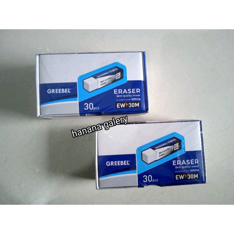 

HJK ( 1 pack isi 30 pcs ) Penghapus GREEBEL BESAR / stip GREEBEL