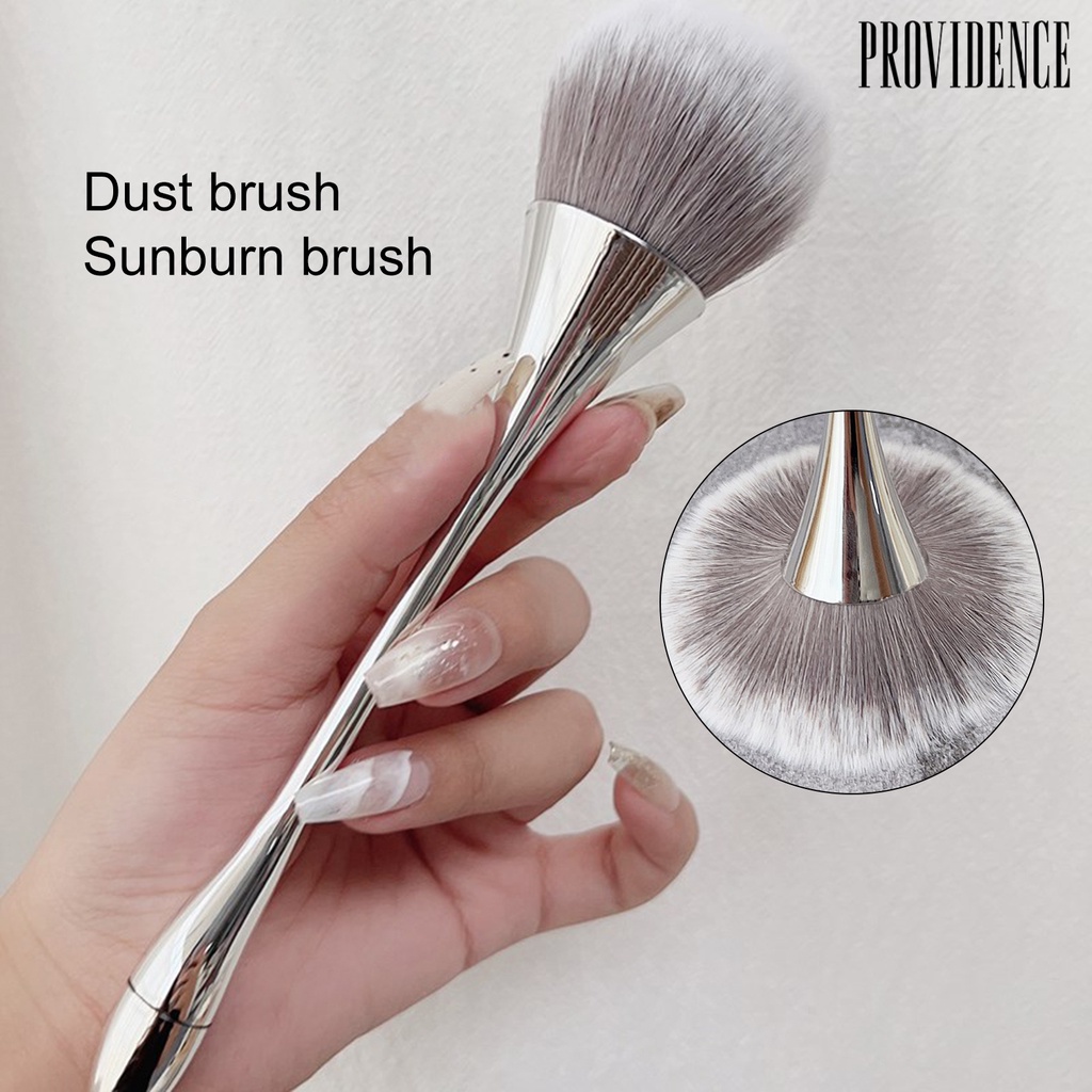 Kuas Makeup Bentuk Bohlam Bahan Bulu Lembut Untuk Bedak Tabur