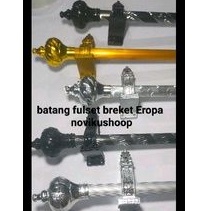 Batang Gorden  EropaTiang Horden Fulset BESI/batang gorden/tiang gorden 2 Meter Batang  Gorden Fulls