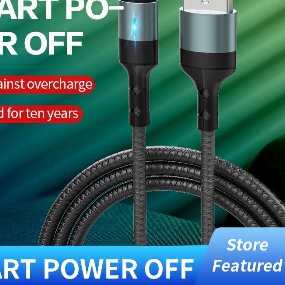 Data Kabel SIKENAI Data Cable CX-8 5A Micro USB Auto Disconnect - Putih