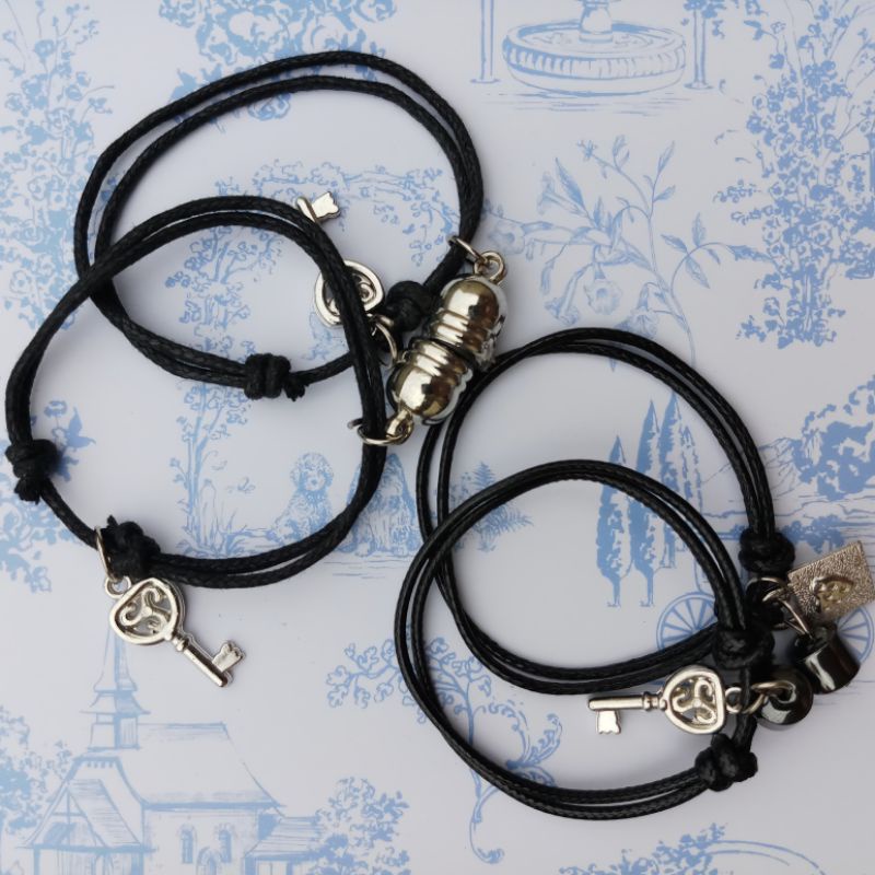 gelang magnet couple gelang pasangan 2pcs gelang persahabatan