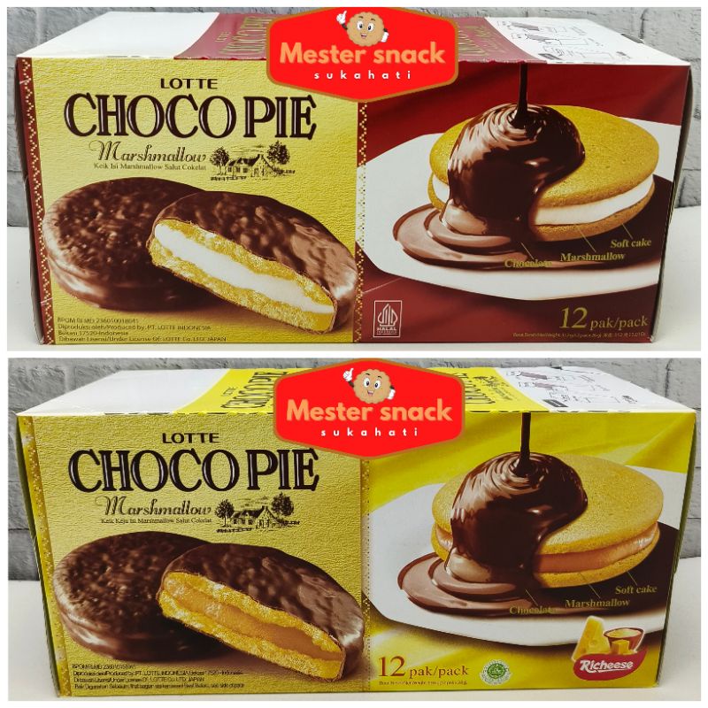 Lotte Chocopie Marshmallow (1 pack isi 12 pcs)