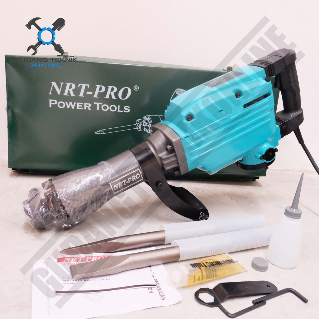 MESIN BOR BOBOK PH65HD NRT PRO Tembok Beton / Jack Hammer Drill Impact Demolition Mesin PH 65 HD NRT