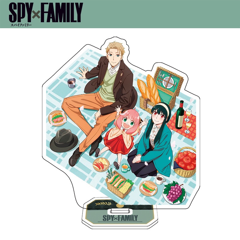 Mainan Action Figure Model Anime SPY X FAMILY Anya Yor Loid Bahan Akrilik Untuk Dekorasi Meja